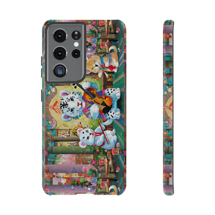 Melodies of the Snow Lion Cub Phone Cases