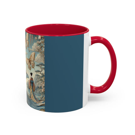 Butterfly Empress Colorful Mug – Graceful Butterflies & Timeless Elegance