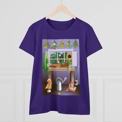 A Gardener's Haven Women's Midweight Cotton Tee