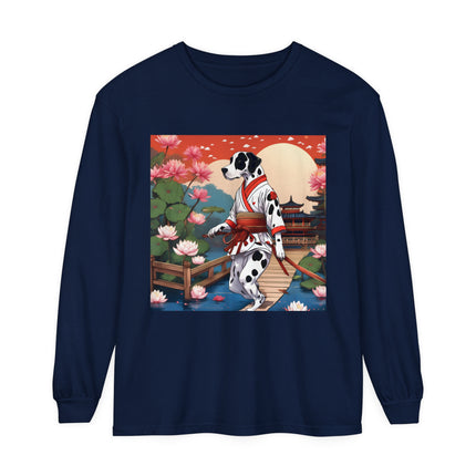 Doberman of the Rising Sun Long Sleeve T-Shirt