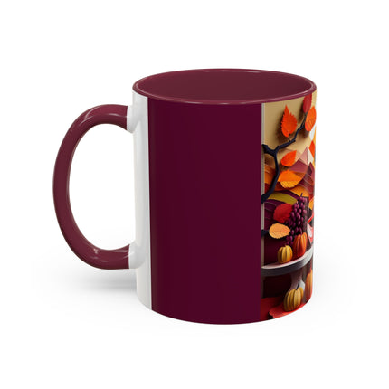 Shih Tzu at an Autumn Colorful Mugs (11oz, 15oz)