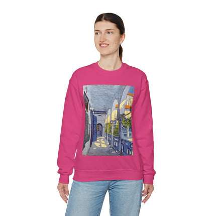 Gallery of a Moroccan Riad by George Gaudion Heavy Blend™ Crewneck Sweatshirt