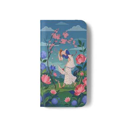 🌸🌿 The Garden Hide-And-Seek Flip Case – Art Deco Floral Whimsy