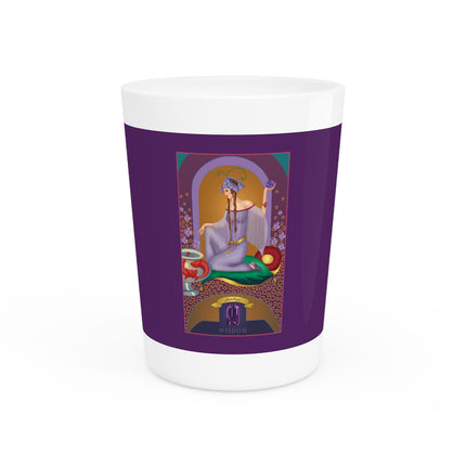February & Amethyst (from the Gem Series) by Sofia Chiostri Ceramic Shot Glass