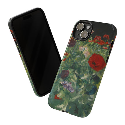 Poppies (A Study of Poppies for Carnation, Lily, Lily, Rose) by John Singer Sargent Phone Cases