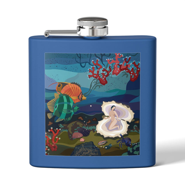 Ocean Pearl Siren Flask – Mystical Mermaid & Marine Enchantment