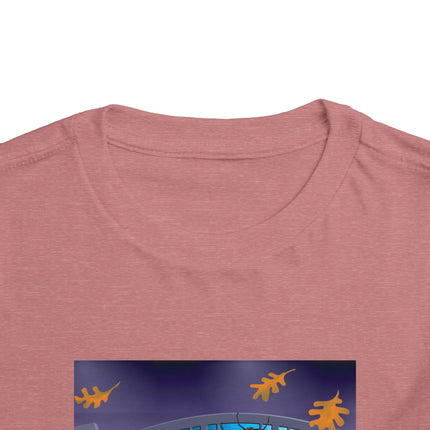 Whimsical Halloween Mischief Toddler Short Sleeve Tee