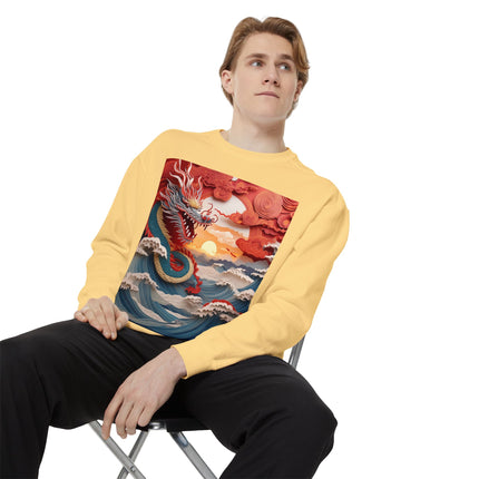Stormbound Dragon Garment-Dyed Sweatshirt