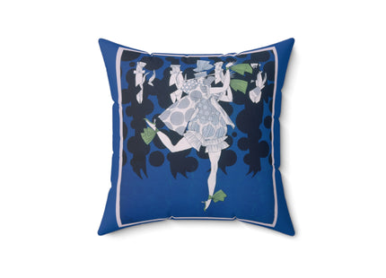 Where is my boy tonight by Ralph Barton Spun Polyester Square Pillow