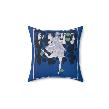 Where is my boy tonight by Ralph Barton Spun Polyester Square Pillow