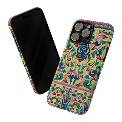 Colorful Flower Pattern by Owen Jones Phone Cases