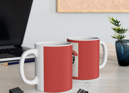 Illustrations of Japanese Toys Pl.056 by Kawasaki Kyosen Ceramic Mug 11oz