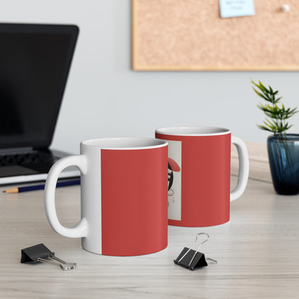 Illustrations of Japanese Toys Pl.056 by Kawasaki Kyosen Ceramic Mug 11oz