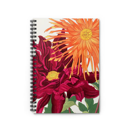 Dahlia by Tanigami Kônan Spiral Notebook - Ruled Line