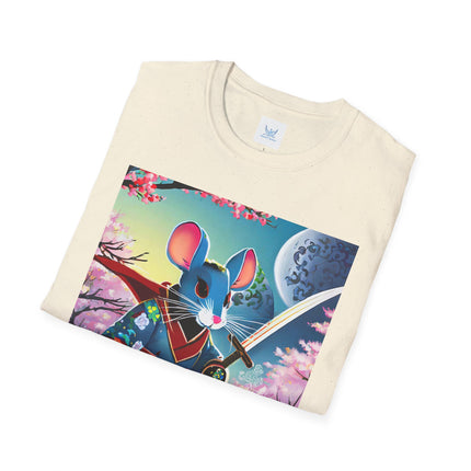 Cyber Samurai Rat Softstyle T-Shirt