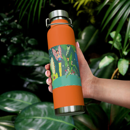 Enchanting Fairies of A Midsummer Night's Dream Copper Vacuum Insulated Bottle, 22oz