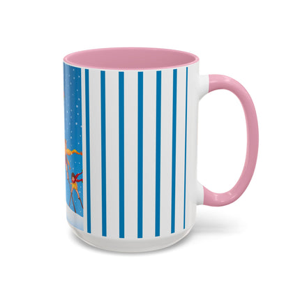Snowfall & Couture Colorful Mugs (11oz, 15oz)