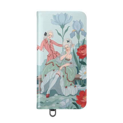 🌹💌 The Secret Rose Garden Courtship Flip Case – Art Deco Floral Romance