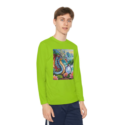 Wisdom's Guardian Youth Long Sleeve Competitor Tee – Dragon Magic & Ancient Wisdom
