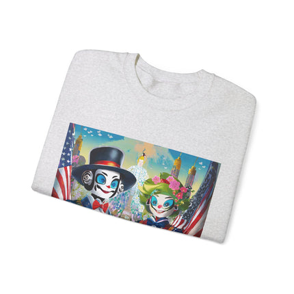Cyber Punk Warrior Robots Unisex Heavy Blend™ Crewneck Sweatshirt