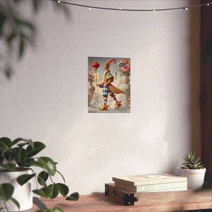 The Ornamental Jester Matte Vertical Posters