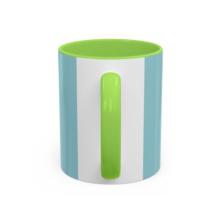 The Lady Of The Coral Parasol Colorful Mugs – Art Deco Coastal Elegance