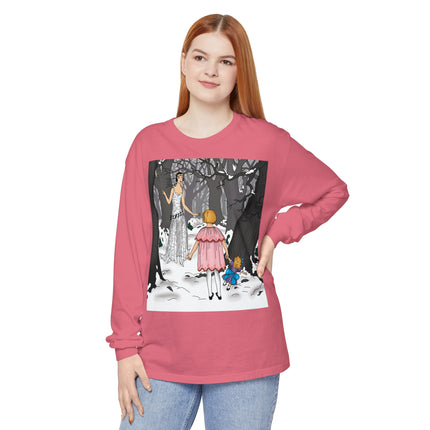 Fairy Tale Elegance Unisex Garment-dyed Long Sleeve T-Shirt