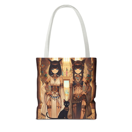 The Egyptian Priestess Cats Tote Bag – Temple Guardians & Ancient Grace