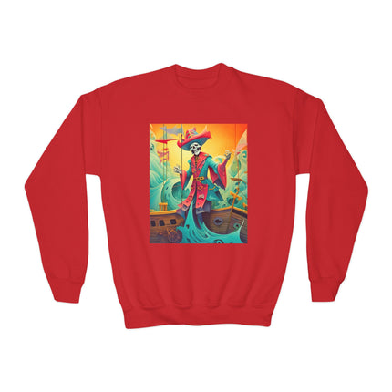 Skeleton Crew of the Misty Seas Youth Crewneck Sweatshirt