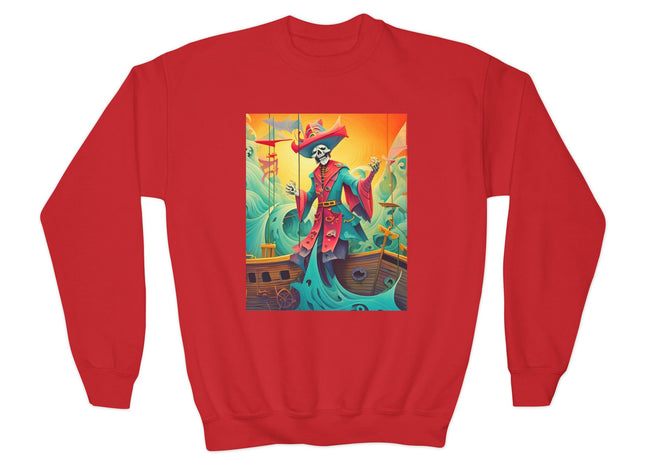 Skeleton Crew of the Misty Seas Youth Crewneck Sweatshirt
