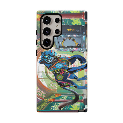 Cyber Panther's Hunt Phone Cases