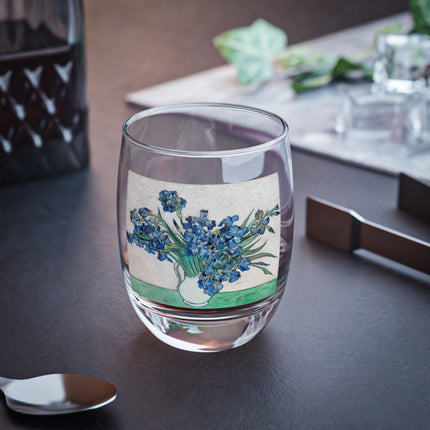 Irises by Vincent Van Gogh Whiskey Glass
