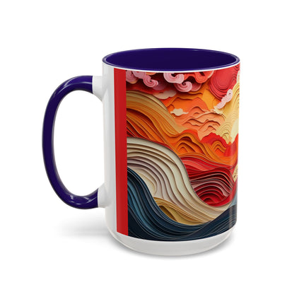 Vibrant Sunrise Sky Colorful Mugs (11oz, 15oz)