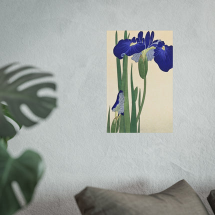 Blue Irises by Ohara Koson Fine Art Posters