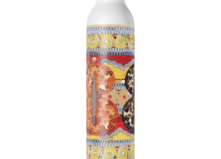 Reproduction of the Shield Frieze by Emile Gilliéron Slim Water Bottle