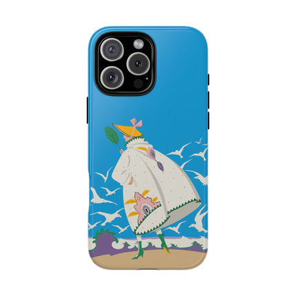 Seaside Wanderer Phone Case – Whimsical Charm & Coastal Delight