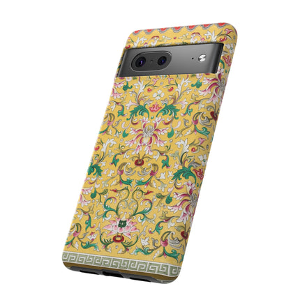 Yellow Botanical Pattern by Owen Jones Phone Cases