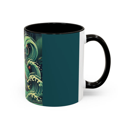 Mermaid Queen Rising from the Deep Colorful Mugs (11oz, 15oz)