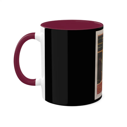Pompeii Walls Pl.04 by Victor Steeger Colorful Mugs, 11oz