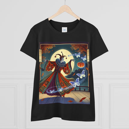 Court Magician with Ghost Butterflies Cotton Tee