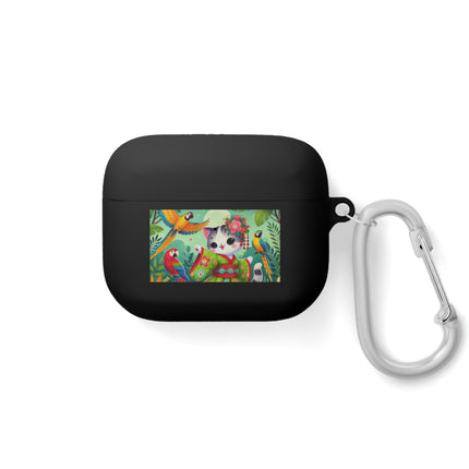 Parrot Dance of the Geisha Kitten AirPods and AirPods Pro Case