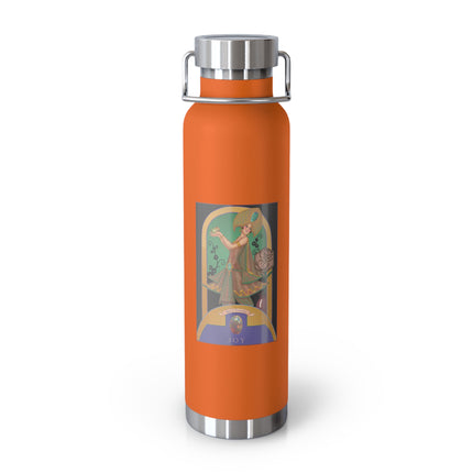 October & Opal, Tourmaline (from the Gem Series) by Sofia Chiostri Copper Vacuum Insulated Bottle, 22oz