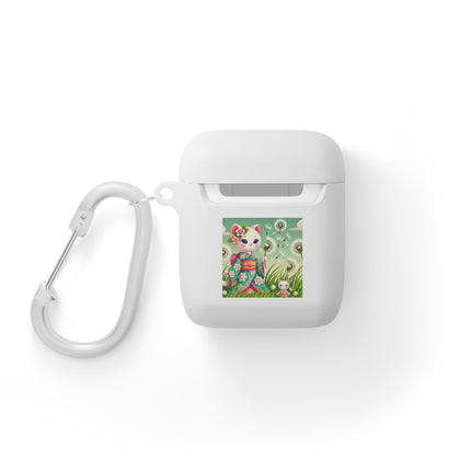 Geisha Kitten and the Dandelion Wish AirPods and AirPods Pro Case