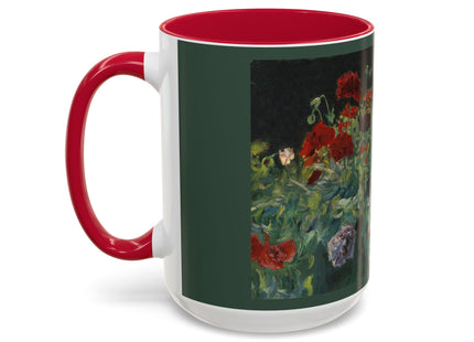 A Study of Poppies for Carnation, Lily, Lily, Rose by John Singer Sargent Colorful Mugs (11oz, 15oz)