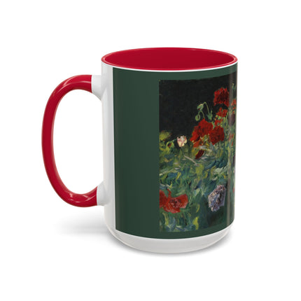 A Study of Poppies for Carnation, Lily, Lily, Rose by John Singer Sargent Colorful Mugs (11oz, 15oz)