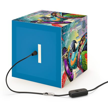Tech Plumes Light Cube Lamp