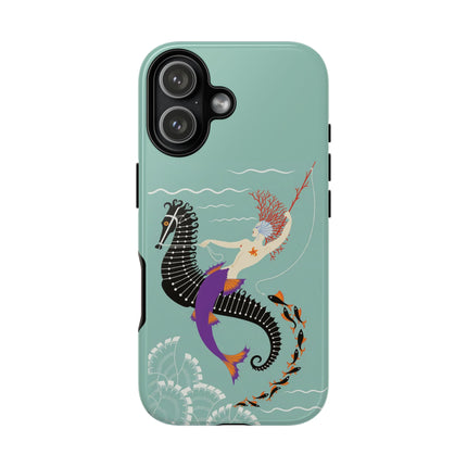 Mermaid on Seahorse Phone Case – Mythic Ocean Grace