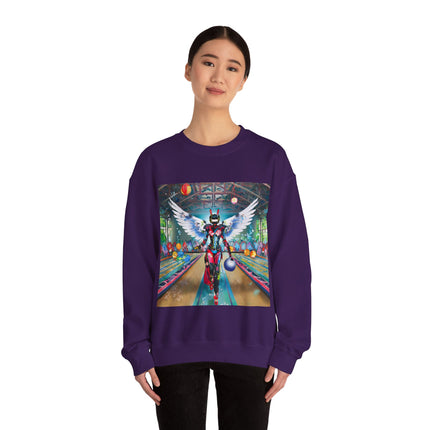 Samurai Robot Angels Unisex Heavy Blend™ Crewneck Sweatshirt