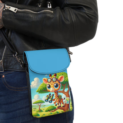 Giraffe Lookout Small Cell Phone Wallet