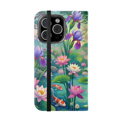 Fairy of the Koi Pond Flip Case – Mystical Harmony & Pond Enchantment